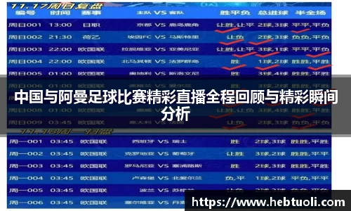 中国与阿曼足球比赛精彩直播全程回顾与精彩瞬间分析